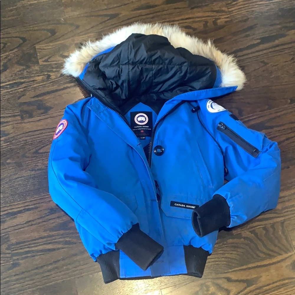 blue canada goose jacket
